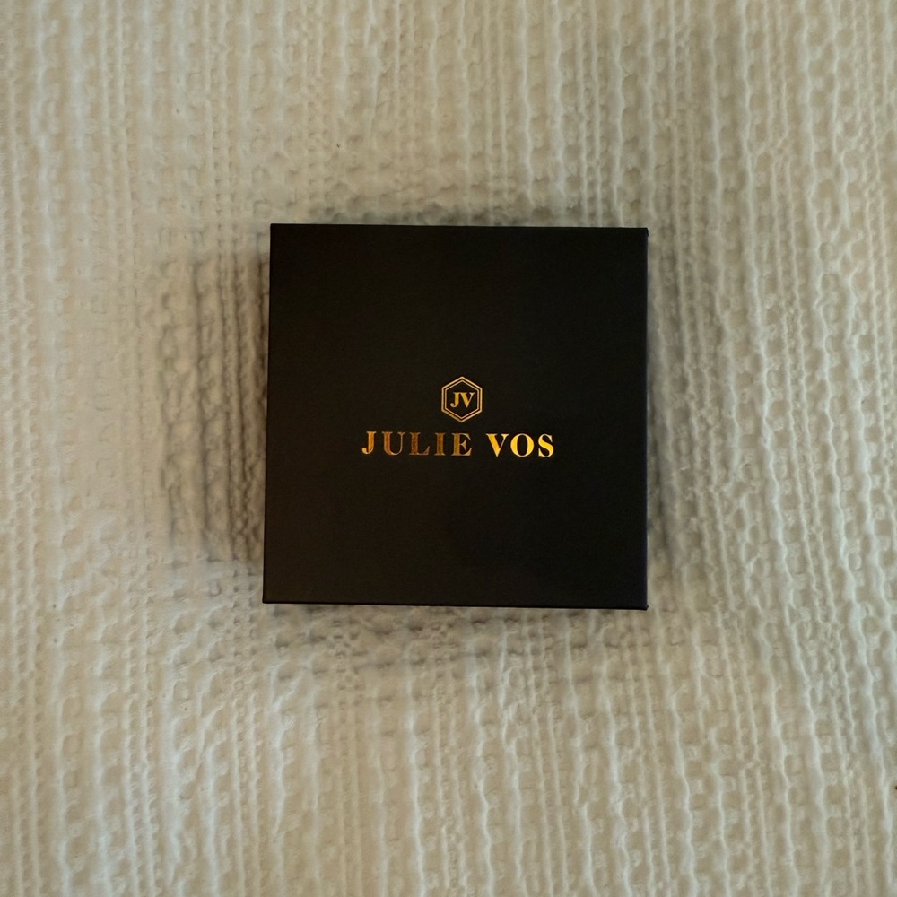Julie Vos Honeybee Statement Necklace Iridescent London Blue - Picture 5 of 5